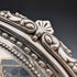 1903年 英国アンティーク 純銀製サルヴァ トレイ 直径32cm 824g GOLDSMITHS & SILVERSMITHS